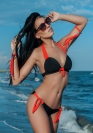 Luxxa Lenceria SOUTIEN-GORGE ( noir/ orange ) 1